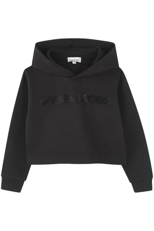 Marc Jacobs HÃ¦ttetrÃ¸je - Cropped - Sort m. Similisten