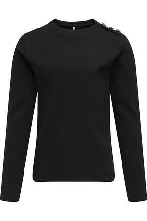 ONLY Bluse - KogCheckie - Rib - Black