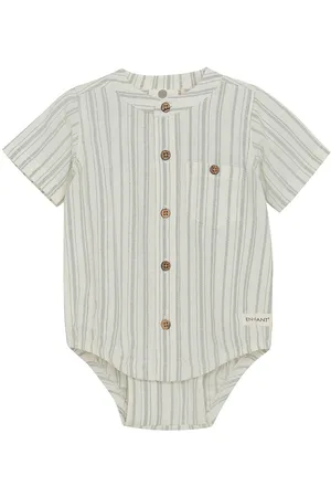 EN FANT Body k/Ã¦ - Stripe - Eggnog