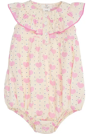 Copenhagen Colors Sommerdragt - Heart & Dots - Frill - Heart AOP