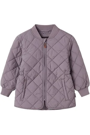 NAME IT Termojakke - NmfMarlin - Quilt - Gray Ridge