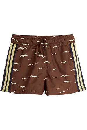 Mini Rodini Badeshorts - UV 50+ - Seagull - Brun