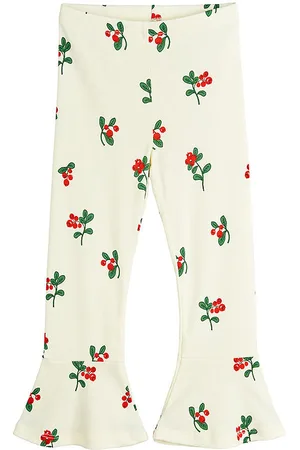 Mini Rodini Kjole - Lingonberries - Off White