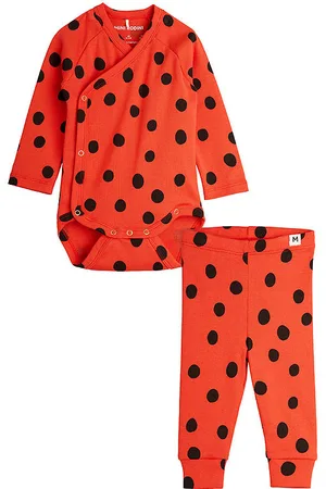 Mini Rodini SÃ¦t - Dots - RÃ¸d