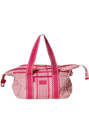 LALA BERLIN Taske - Big Bag Muriel 2.0 - Heritage Stripe Pink