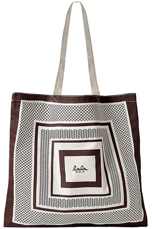 LALA BERLIN Shopper - Maja - Heritage Stripe Brown