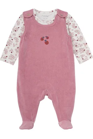 FIXONI Sparkedragt m. Body l/Ã¦ - Velour - Nostalgia Rose