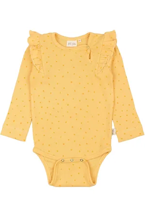Petit Piao Body l/Ã¦ - Rib - Modal - Yellow Sun