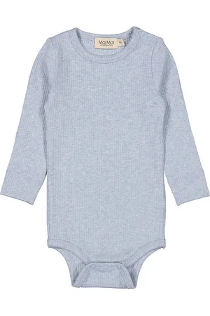 Marmar Copenhagen Body l/Ã¦ - Rib - Modal - Plain - Fresh Air Melange