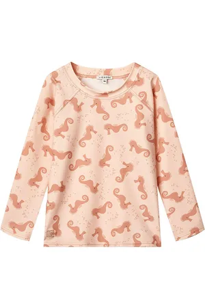 Liewood Badebluse - Noah - UV40+ - Seahorse/Apple Blossom