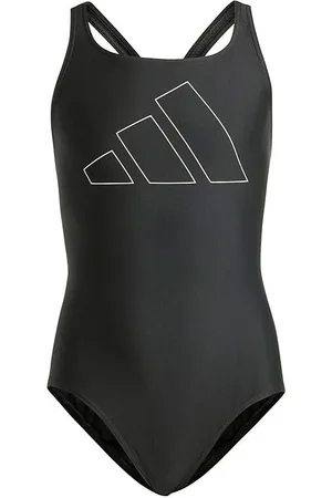 adidas Badedragt - Big Bars - Sort m. Hvid