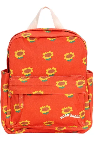 Bobo Choses BÃ¸rnehavetaske - Orange m. Solsikker