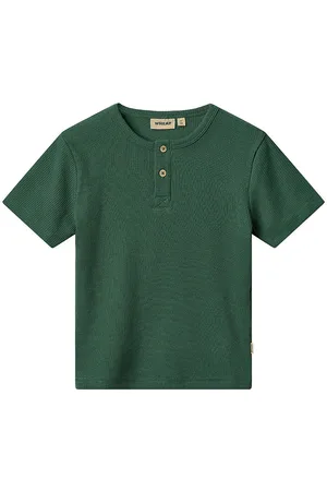 WHEAT T-shirt - Rib - Lumi - GrÃ¸n