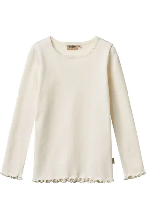 WHEAT Bluse - Rib - Ida - Ivory