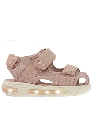 EN FANT Sandaler m. Lys - Velcro Closed Toe - Sepia Rose