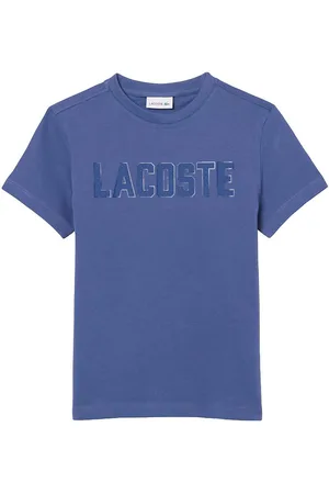 Lacoste T-Shirt - Blue Purple m. Logo
