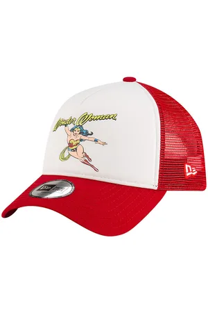 New Era Kasket - Trucker - Wonder Women - RÃ¸d