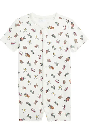 Ralph Lauren Sommedragt - Hvid m. Print