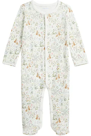 Ralph Lauren Heldragt - Hvid m. Blomster/Harer