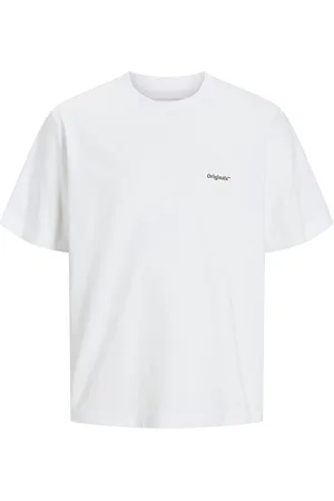 JACK & JONES T-shirt - JorParos - Bright White/PALMS