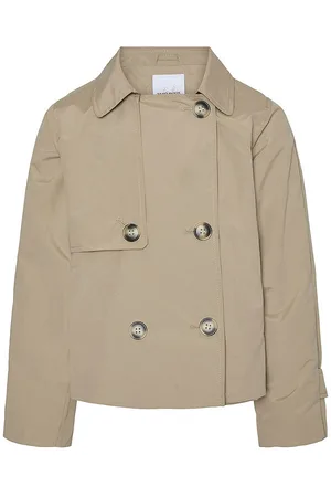 VERO MODA Frakke - VmZoa - Silver Mink