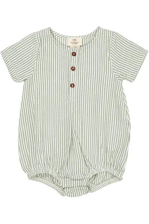 Copenhagen Colors Sommerdragt - Green W. Cream Stripe
