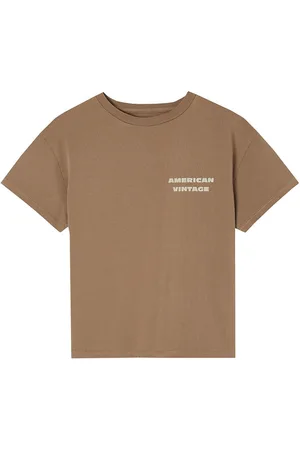 American Vintage T-shirt - Fizvalley - Vintage Hazelnut