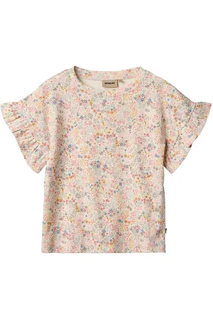 WHEAT T-shirt - Ally - Bright Flowers