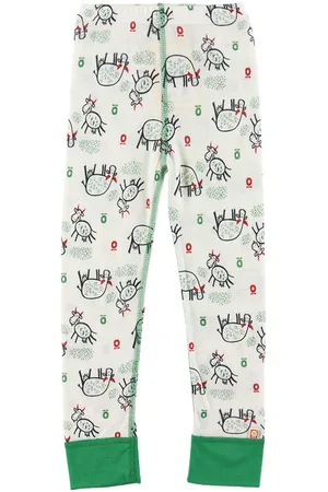 Katvig Leggings - Uld - Off White m. KÃ¸er