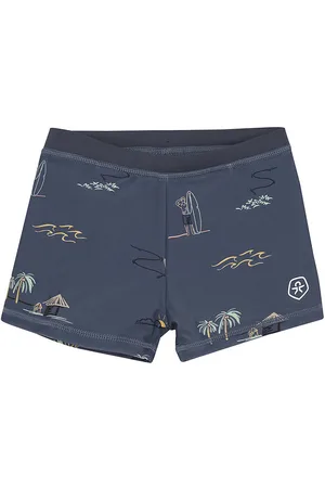 Color Kids Badebukser - AOP - Vintage Indigo