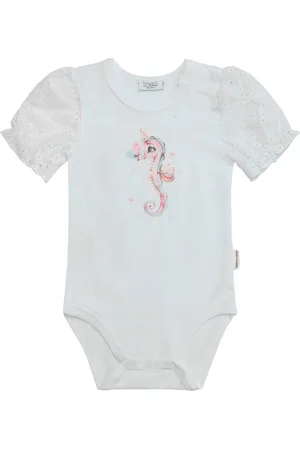 Hust and Claire Body k/Ã¦ - Britt - White m. Broderi Anglasie