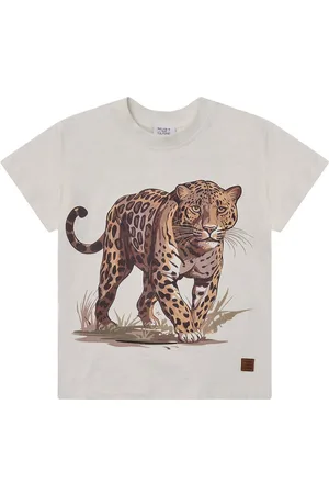 Hust and Claire T-shirt - Anton - Ivory m. Leopard