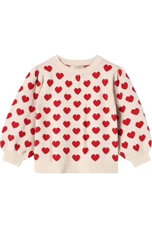 Fliink Bluse - Strik - Alon - Pompeian Red/Sandshell