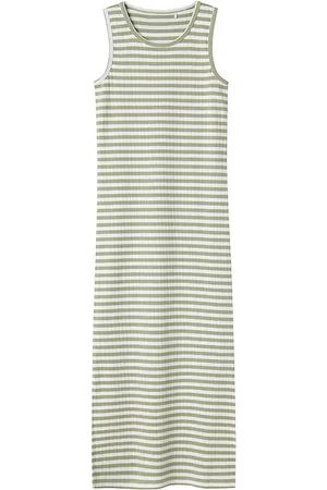 NAME IT Kjole - Rib - Noos - NkfSuraja - Tea/W. BRIGHT WHITE
