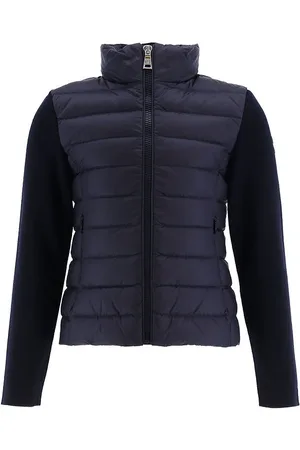 Moncler Cardigan - Uld/Dun - Navy