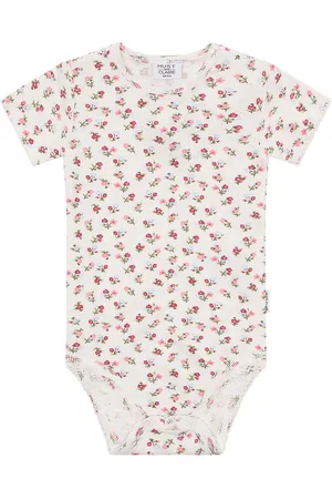 Hust and Claire Body k/Ã¦ - Bri - Ivory m. Blomster