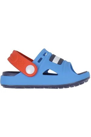 Tommy Hilfiger Sandaler - Comfy - Sky Blue/Red