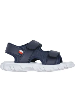 Tommy Hilfiger Sandaler - Velcro - BlÃ¥