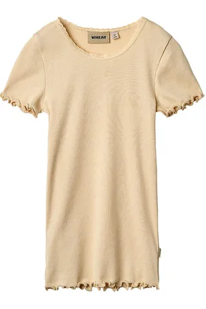 WHEAT T-shirt - Rib - Katie - Macadamia