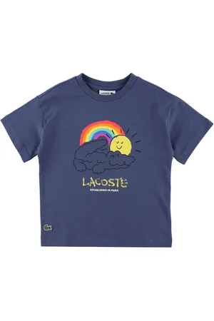 Lacoste T-shirt - Violet m. Print