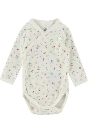 Petit Bateau SlÃ¥-om Body l/Ã¦ - Marshmallow/Multicolor