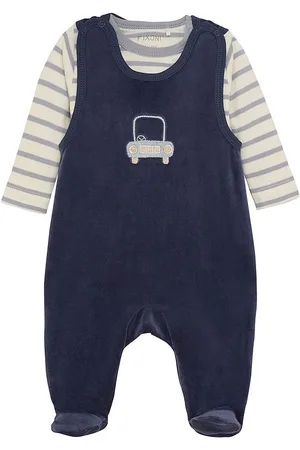 FIXONI Sparkedragt m. Body l/Ã¦ - Velour - Indigo Blue