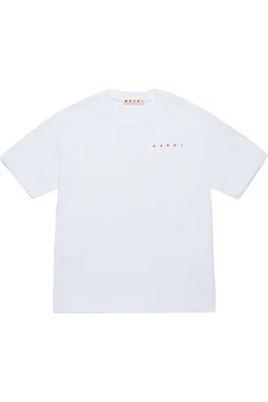 Marni T-shirt - Hvid m. Lomme