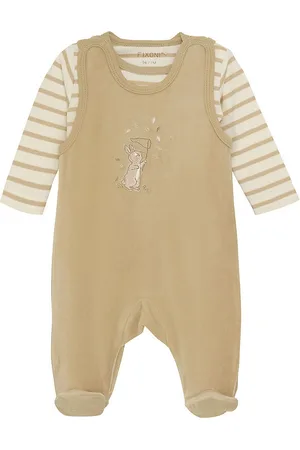 FIXONI Sparkedragt m. Body l/Ã¦ - Velour - Sesame