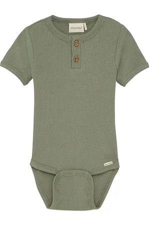 Minymo Body k/Ã¦ - Rib - Sea Spray