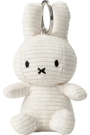 Bon Ton Toys NÃ¸glering - 12 cm - Miffy ECO Corduroy - Offwhite