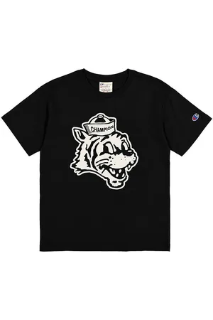 Champion T-shirt - Sort m. Print