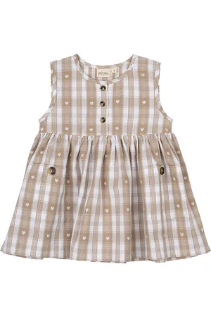 Petit Piao Kjole - Off White Heart