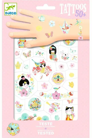 Djeco Tatoveringer - Sakura - 50+ Tatoveringer