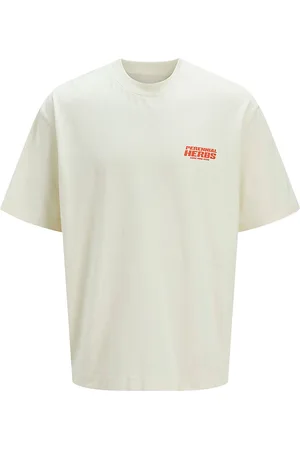 JACK & JONES T-shirt - JcoInterlude - Sweet Corn m. Tekst
